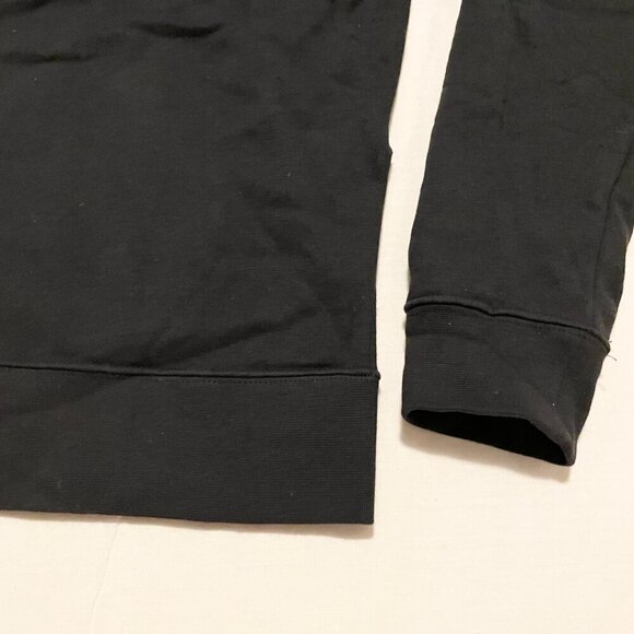 Nike Black Funnel Neck Pullover Logo Swoosh Sweatshirt Womems Medium - Picture 13 of 16